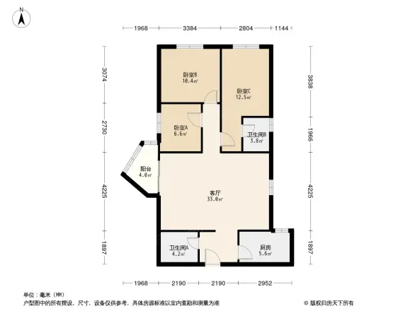 莲富大厦户型图