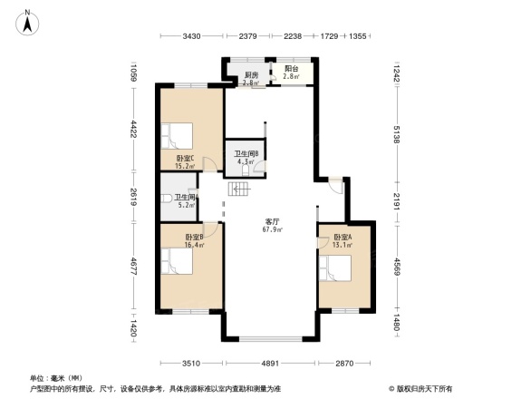 金山小区东区户型图