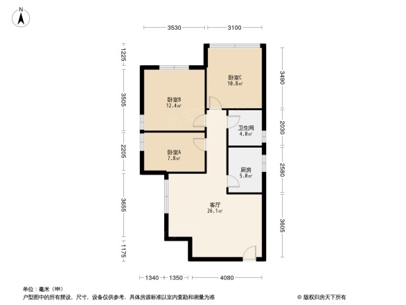 希望大厦小区户型图