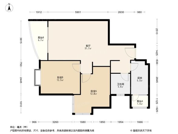 楠域丽景户型图