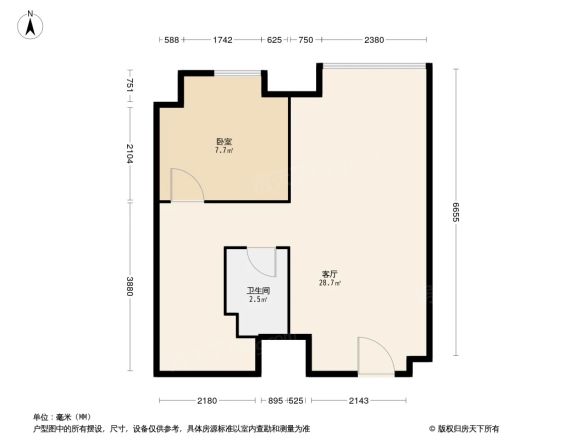 沙河绿洲户型图