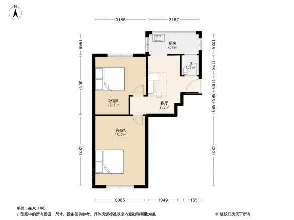 铁路59宿舍户型图