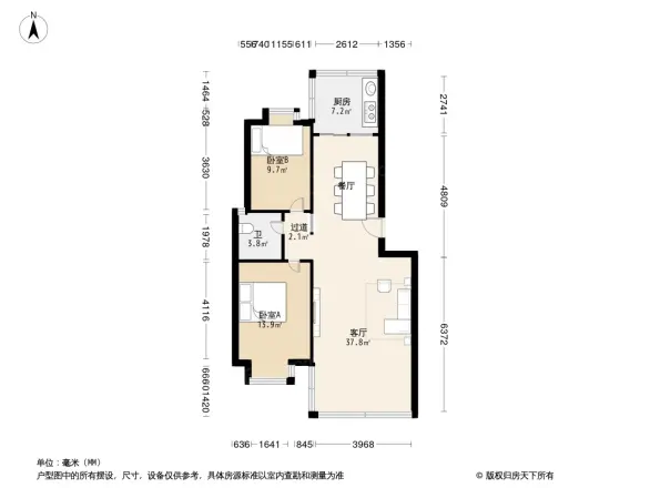 鸿禧花园户型图