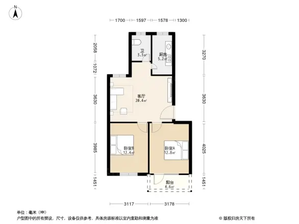 侨福城二期户型图