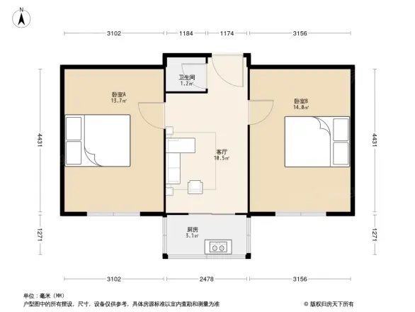 铁路59宿舍户型图