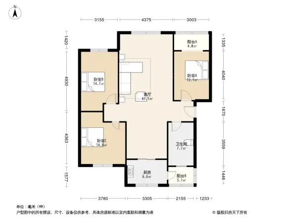 神仙树小区户型图