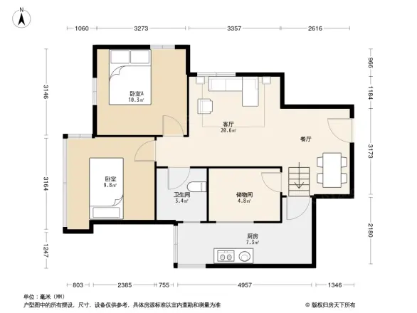希望大厦小区户型图