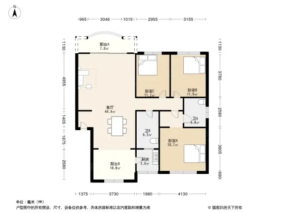 广成苑户型图