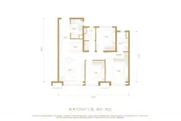 保利·云上3室2厅1厨2卫建面106.00㎡