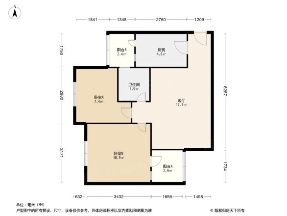 慧民雅居户型图