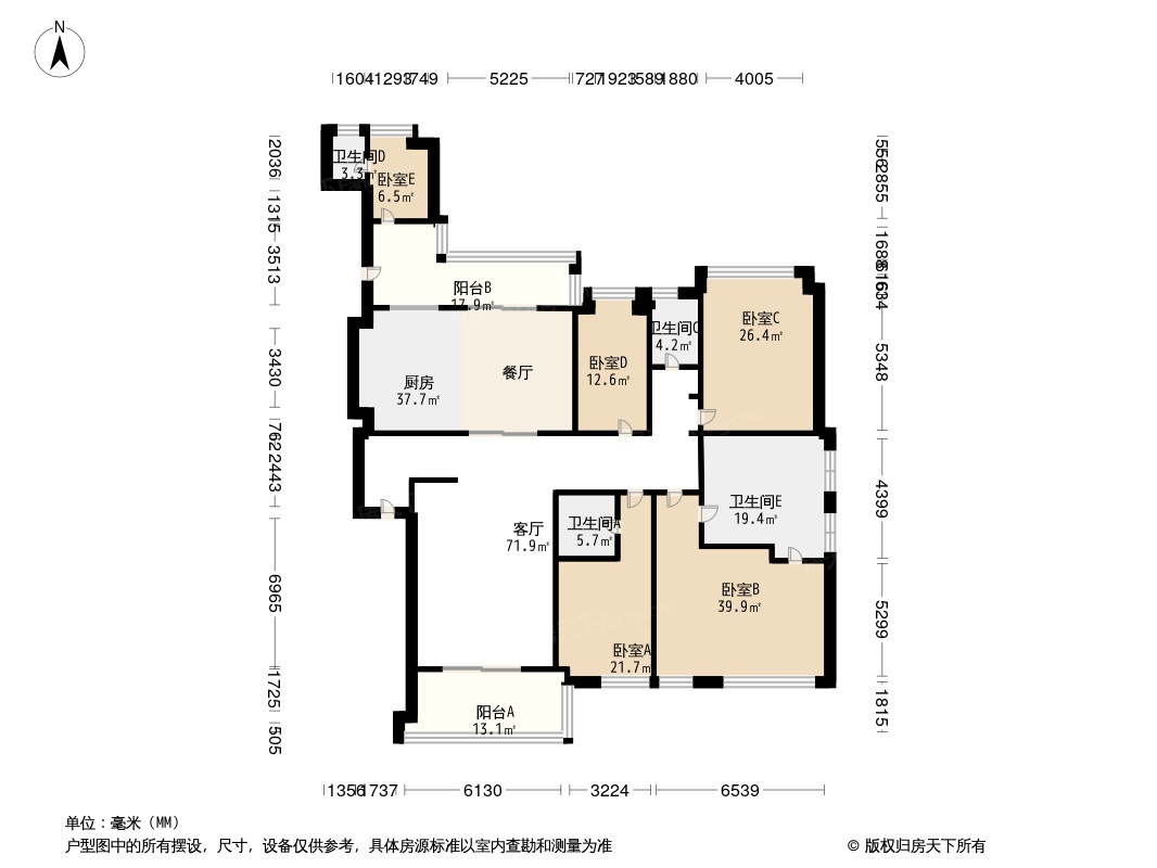 厦禾裕景户型图片