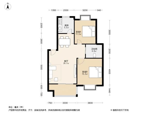 汇丰荷苑户型图