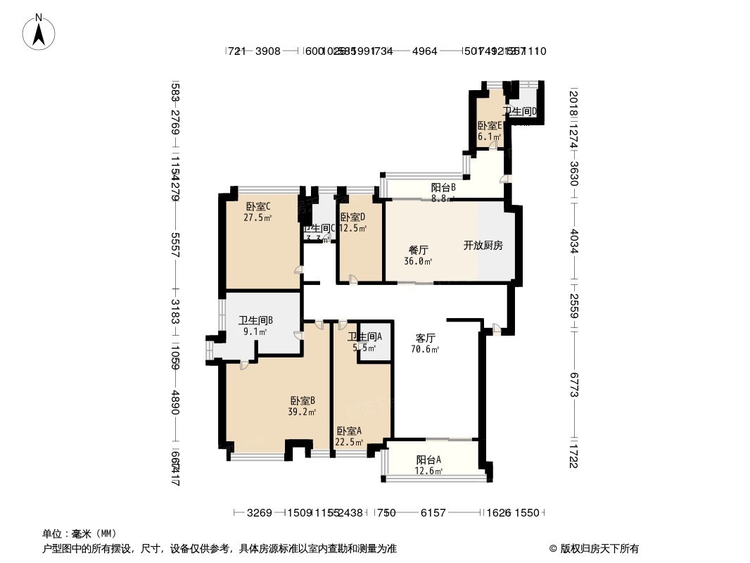 厦禾裕景户型图片