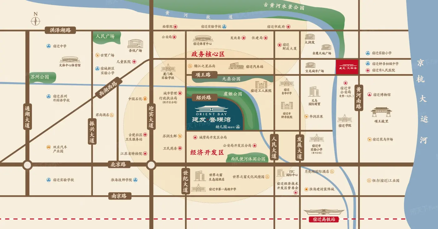 建发·誉璟湾交通图