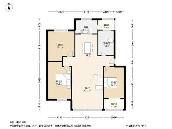 神仙树小区户型图