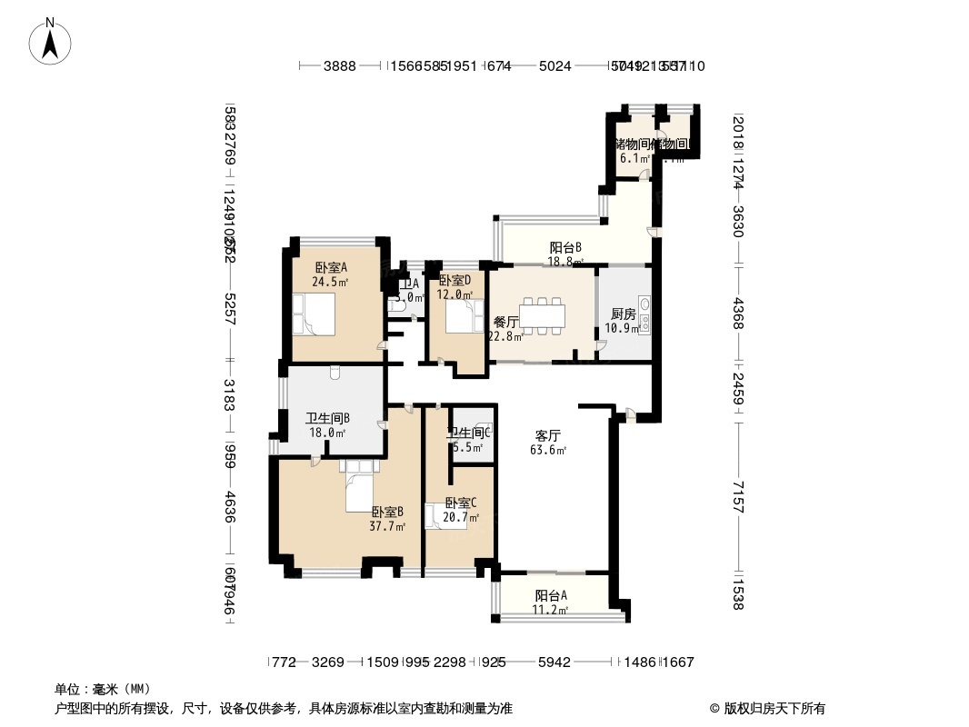 厦禾裕景户型图片