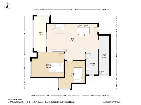 棠湖泊林城户型图