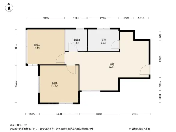 希望大厦小区户型图