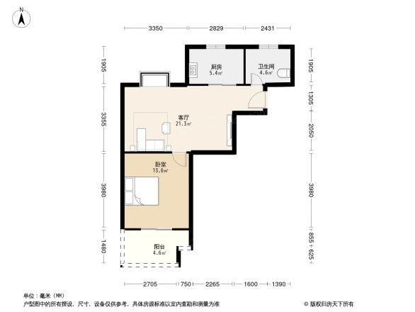 汇丰荷苑户型图