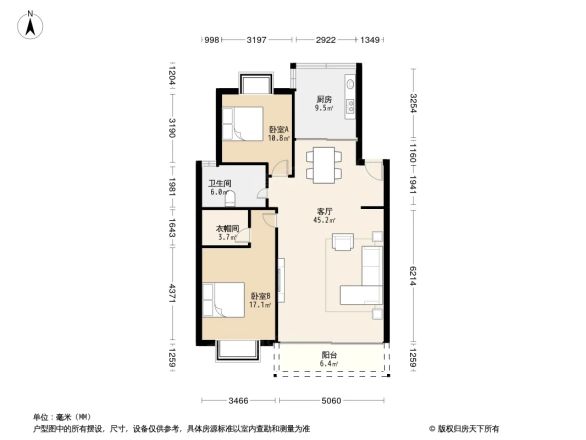 海盛新阳光地带户型图