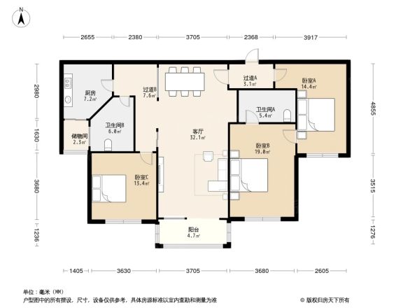 福林大厦户型图