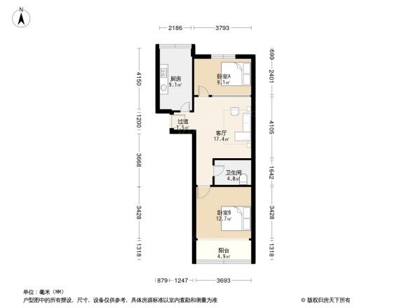 铁路花园户型图