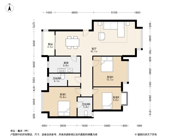 繁华时代户型图