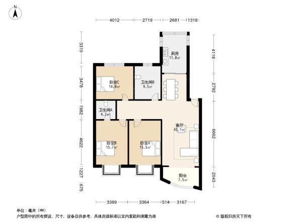 交运山庄户型图