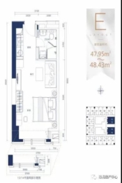 優特廣場·桂語香山建面47.95㎡