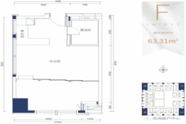 優特廣場·桂語香山建面63.31㎡