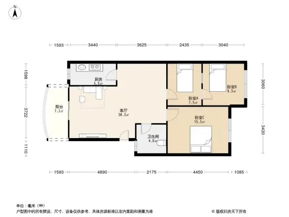 天安路户型图