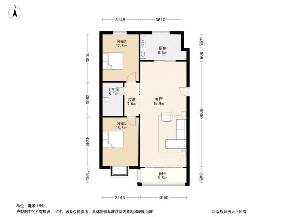冠庭园户型图