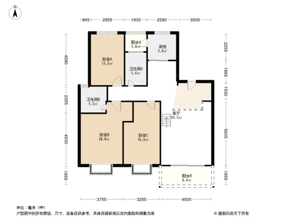 小城故事户型图