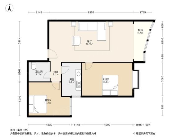 东方银座户型图