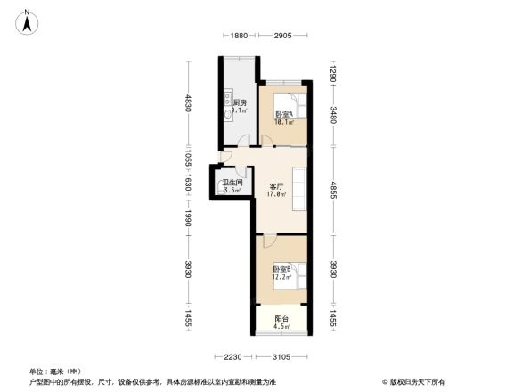 铁路花园户型图
