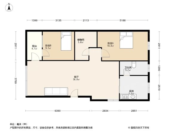康宁花园户型图