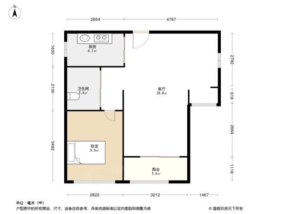 翰林苑(李沧)户型图