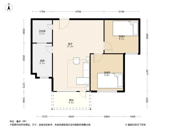 奥润府新嘉苑户型图