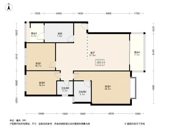 小城故事户型图