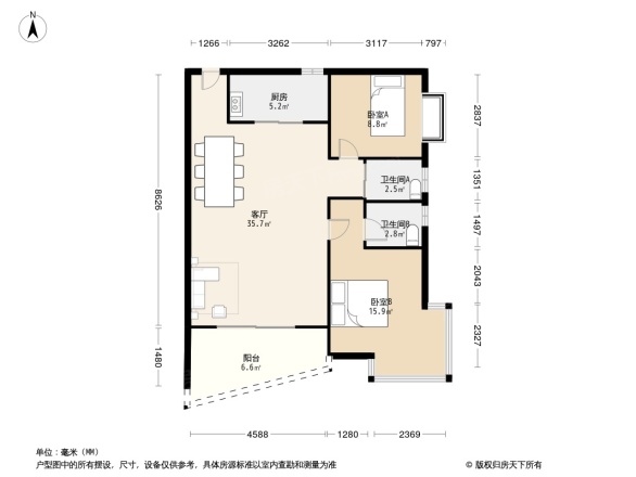 尚美花城户型图