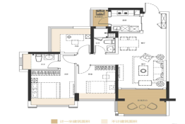 龍光玖譽灣3室2厅1厨2卫建面89.00㎡