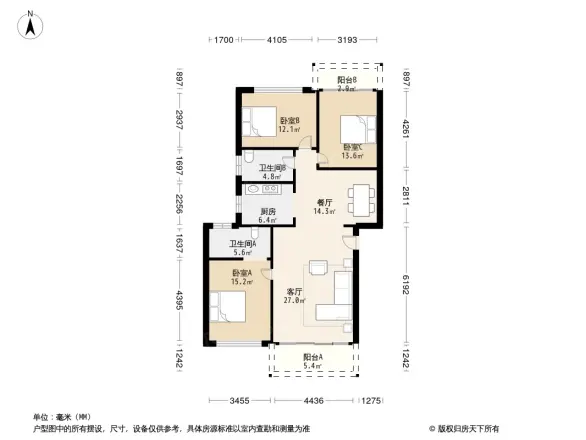 海韵园小区户型图