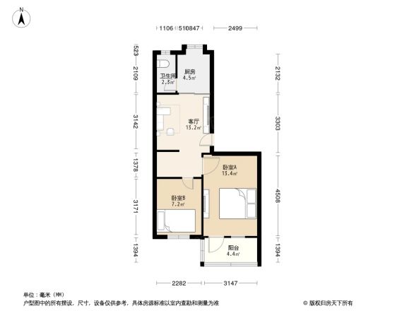 京山北路土地局宿舍户型图