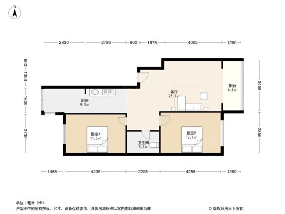 新政家园户型图