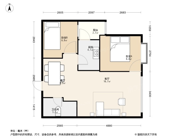 版筑青果户型图