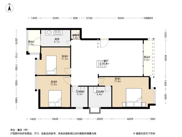 印象首日封户型图