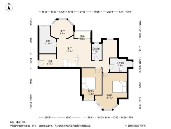 仁和恬园户型图
