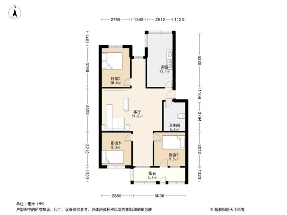 兴泰花园户型图