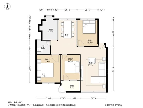 玫瑰苑户型图