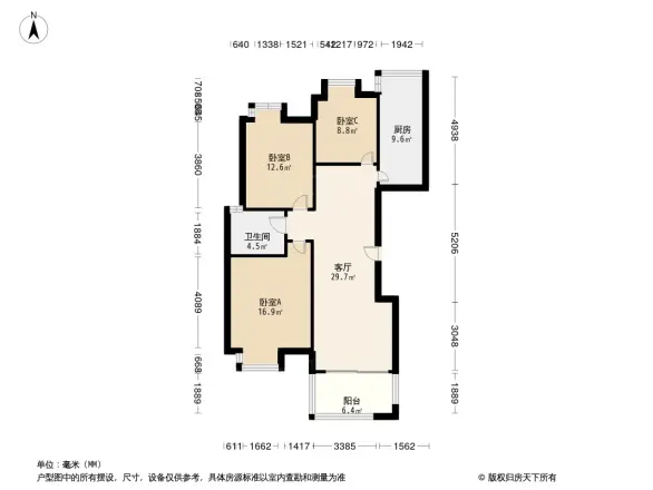 金色江南四期户型图